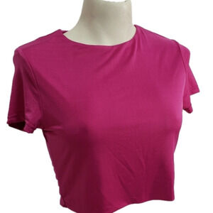 Revamped Pink Crop Top